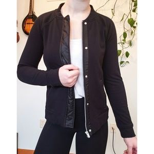 Athleta Fleece Bomber Jacket